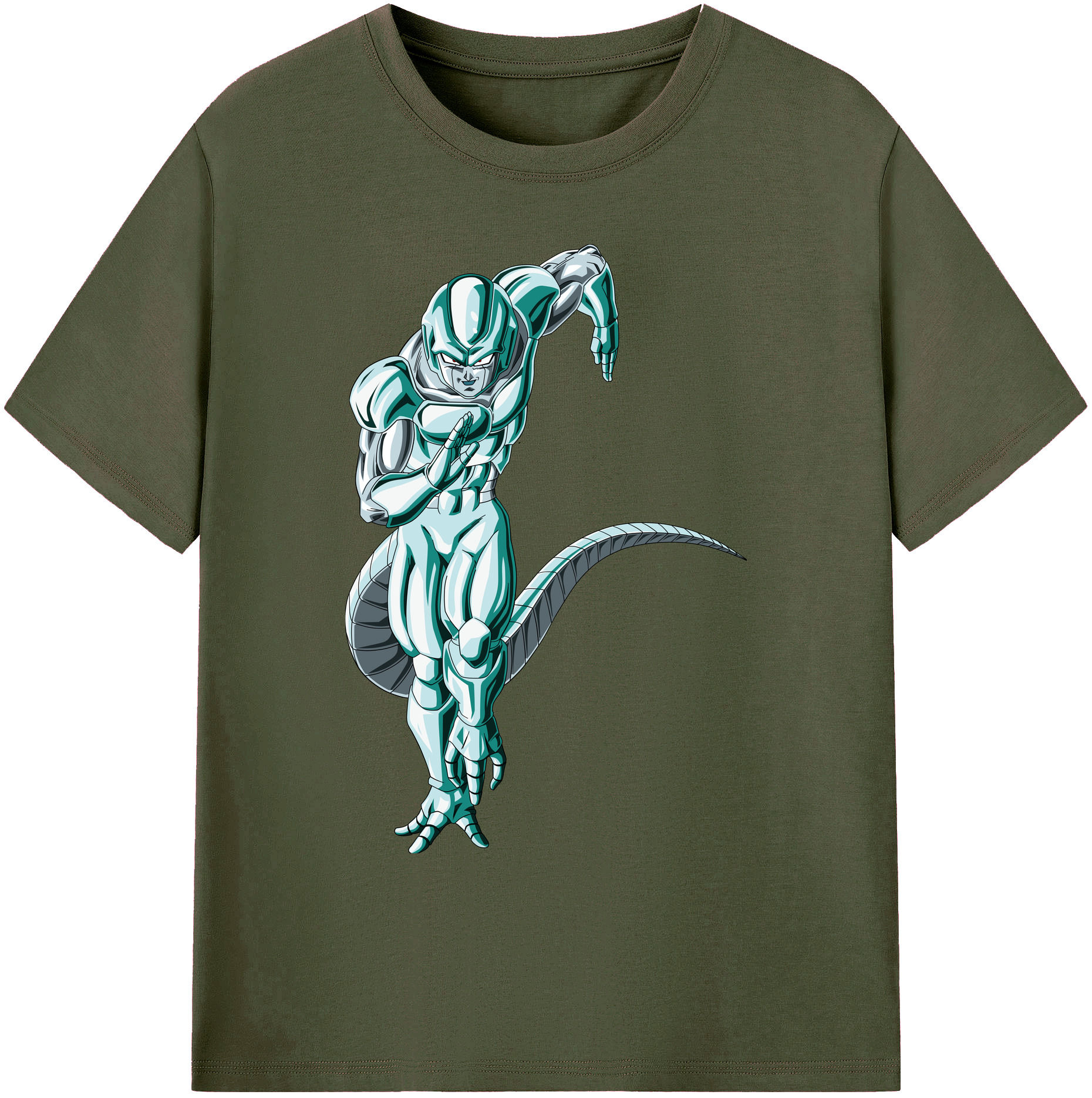 （画像用） ドラゴンボール フリーザ DRAGON BALL Frieza 綿100％ メンズ半袖Tシャツ｜肌触りやわらか＆通気性